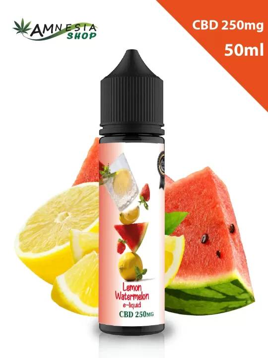 Lemon Watermelon e-liquides au CBD - en ligne sur amnesiashop.fr