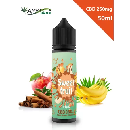 Sweet Fruit e-liquides au CBD - en ligne sur amnesiashop.fr