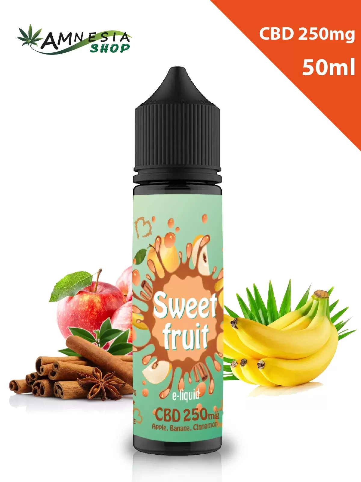 Sweet Fruit e-liquides au CBD - en ligne sur amnesiashop.fr