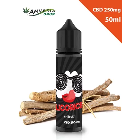 Licorice e-liquides au CBD - en ligne sur amnesiashop.fr