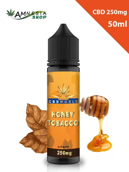 Honey Tobacco e-liquides au CBD - en ligne sur amnesiashop.fr