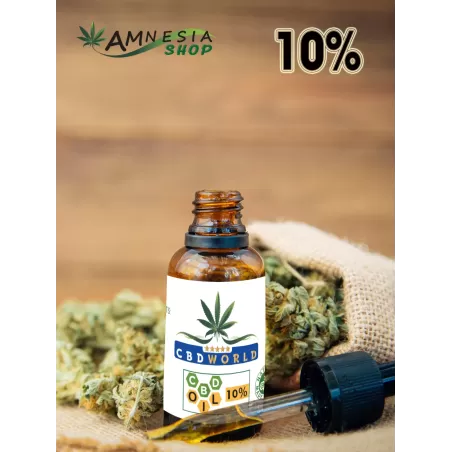 CBD OIL 10% - 20% - 30% - huile de chanvre on ligne sur AmnesiaShop.fr