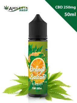 Orange Balcan e-liquides au CBD - en ligne sur amnesiashop.fr