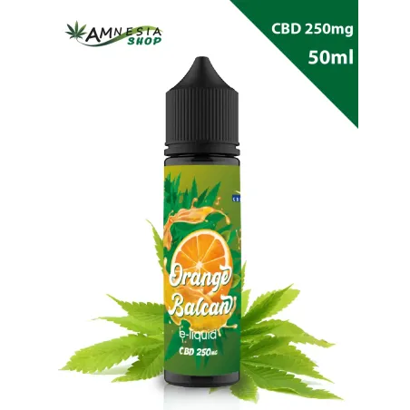 Orange Balcan e-liquides au CBD - en ligne sur amnesiashop.fr