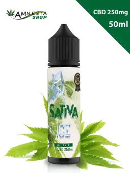 Sativa Ice e-liquides au CBD - en ligne sur amnesiashop.fr