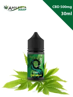 E-liquides cannabis 30ml au CBD 500MG - en ligne sur amnesiashop.fr