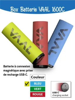 Batterie rechargeable VAAL 1600C - en ligne sur amnesiashop.fr