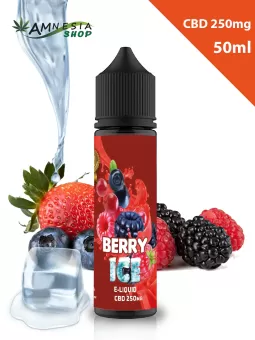 Berry Ice e-liquides au CBD - en ligne sur amnesiashop.fr